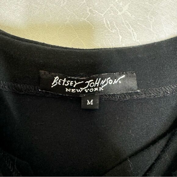 Betsey Johnson Drop Waist Off the Shoulder Vintage Dress M - Picture 4 of 5